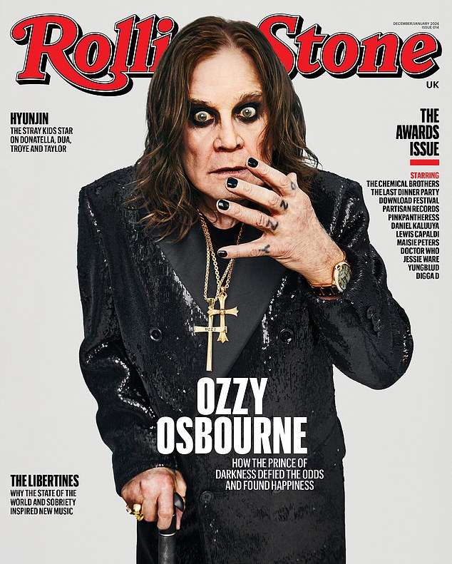 Ozzy has previously admitted that he feels he should have died years earlier than some of his late 'drinking buddies' following a battle with alcohol and drugs.