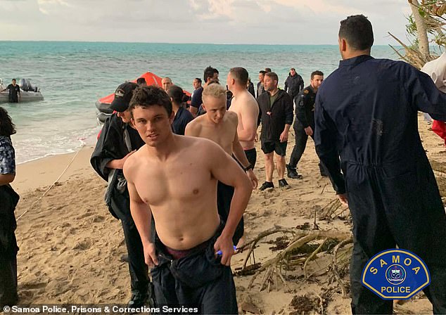 Rescue operations were coordinated by Samoan emergency services and Australian Defense personnel with assistance from the New Zealand rescue centre.