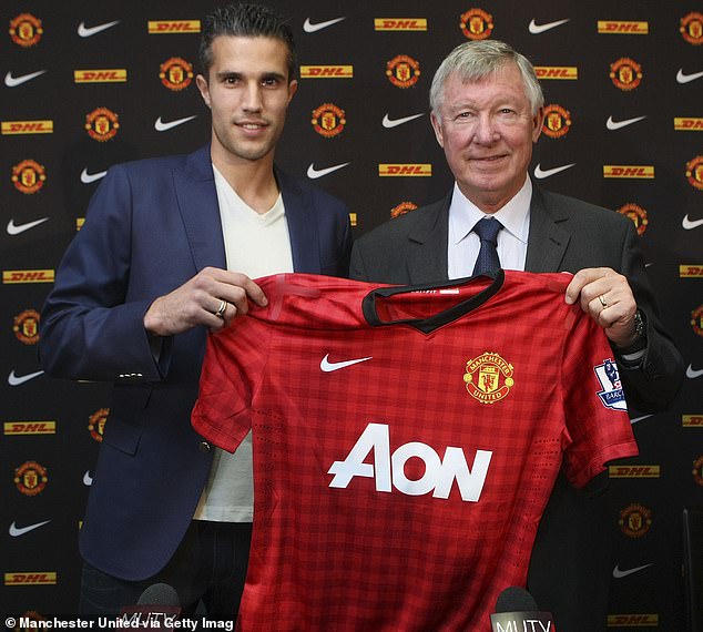 Van Persie later turned his back on Arsenal to join Man United, where he won the Premier League title.