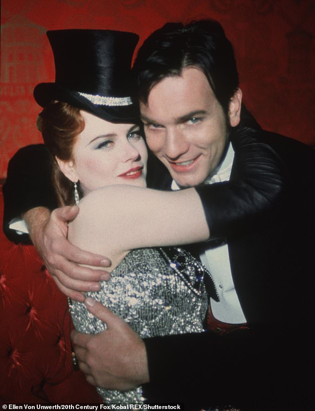 Nicole posed with Esther 23 years after starring in the iconic film Moulin Rouge with her father Ewan, now 53 (seen in the 2001 film).