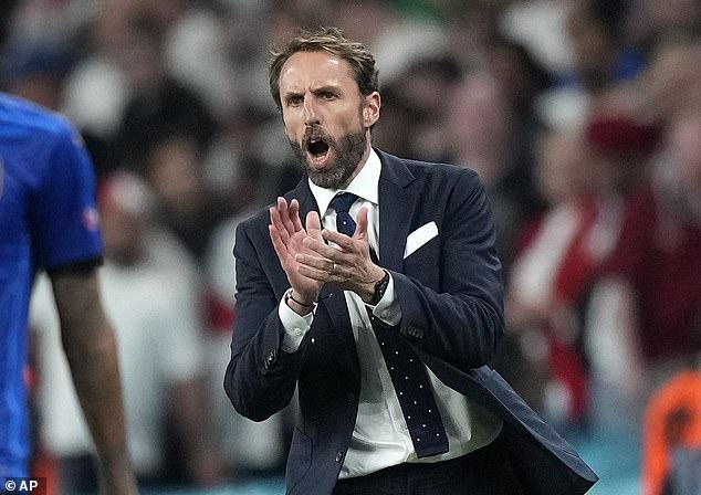 An image of Gareth Southgate has been added to a wall showing all the former England bosses at St George's Park.