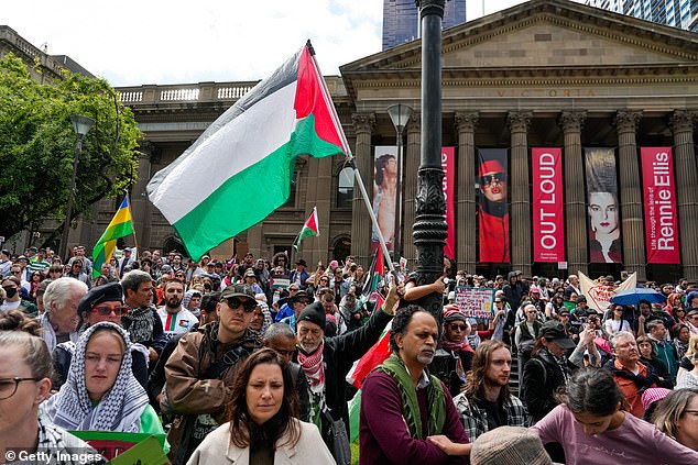 Pro-Palestinian protesters have planned a vigil at Sydney Town Hall on Monday and a rally at Lakemba Mosque to mark the day.