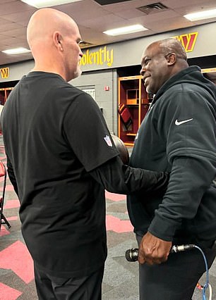 Quinn gave him a game ball.