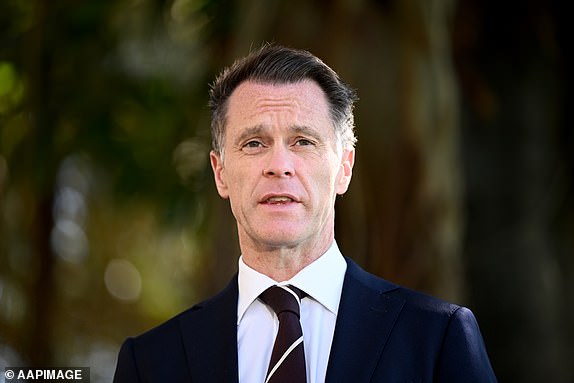 New South Wales Premier Chris Minns speaks to the media during a press conference outside the New South Wales Parliament, Sydney, Friday, September 20, 2024. (AAP Image/Bianca De Marchi) NO FILE