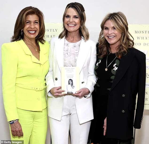 If Hoda Kotb, left, had decided to stay at NBC, it would have been highly unlikely that she would have landed another $20 million-a-year contract, those familiar with such negotiations have suggested. Co-host Savannah Guthrie, 52, appears in the center with Jenna Bush Hager, 42.