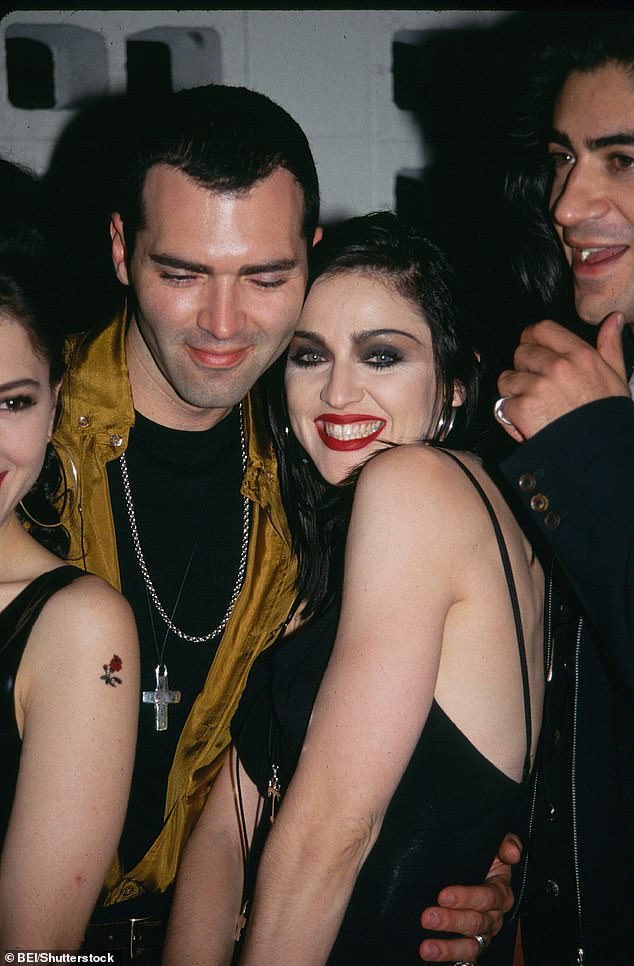 Madonna and her brother Christopher Ciccone photographed in 1991