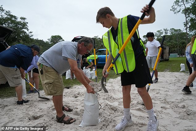 FEMA officials say they are prepared to weather the pending storm as some remain stranded in Helene.