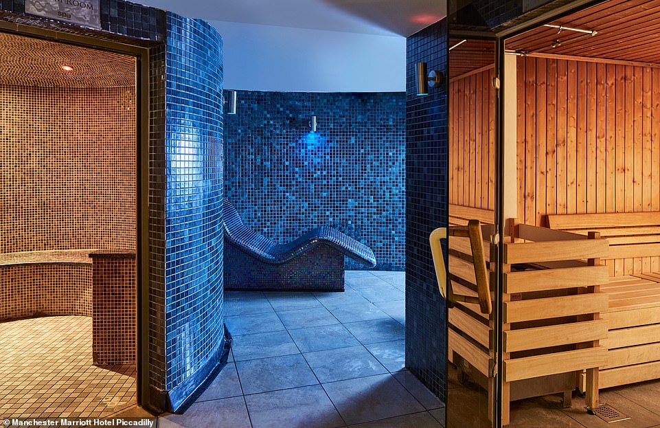 The hotel spa, which features Elemis treatments and a thermal suite.