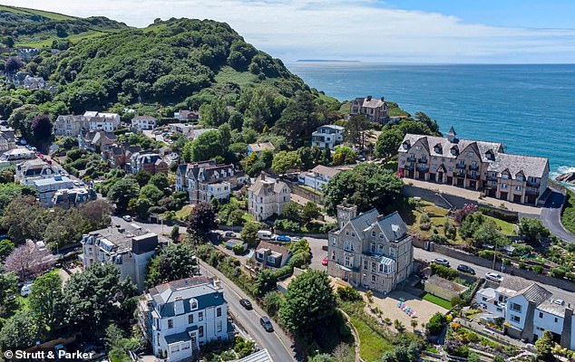 Views: Merlin Court is situated in an elevated position with stunning coastal views.