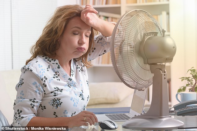 Although hot flashes, night sweats, and vaginal dryness are perceived as classic symptoms of change, only a fraction of perimenopause women experienced them. stock image