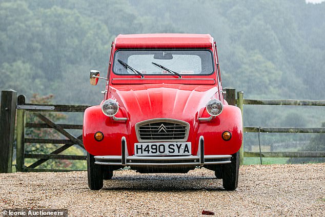 The background of the tiny French car is described as a 