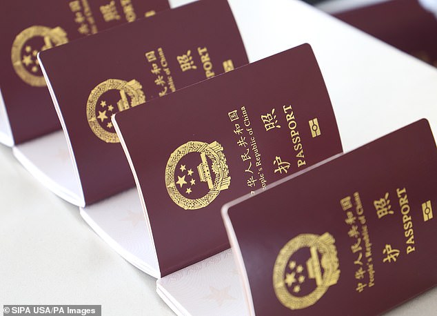 Other sectors are also being affected, with some state-owned company workers needing approval from nine different departments abroad before they can go on holiday, yet they have not received their passport (file image).