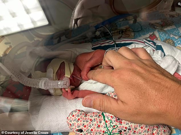 While their newborn son was being taken to the neonatal intensive care unit (NICU) at Mission Hospital in Asheville, the power went out and 