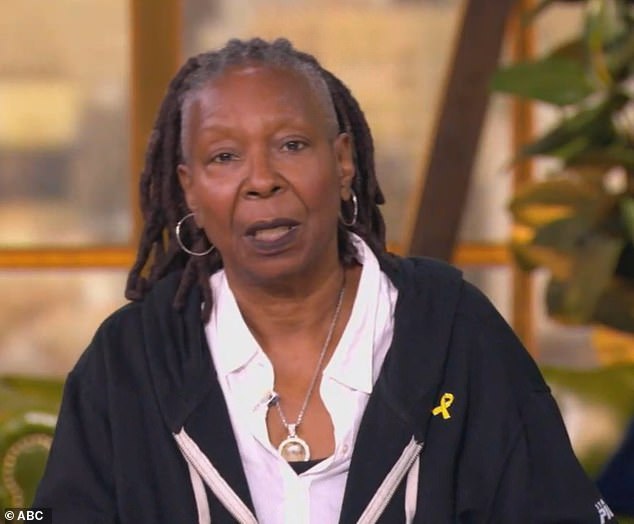 During Monday's episode of The View, Whoopi said her mother didn't want to go with her to the Oscars in case she didn't win again.