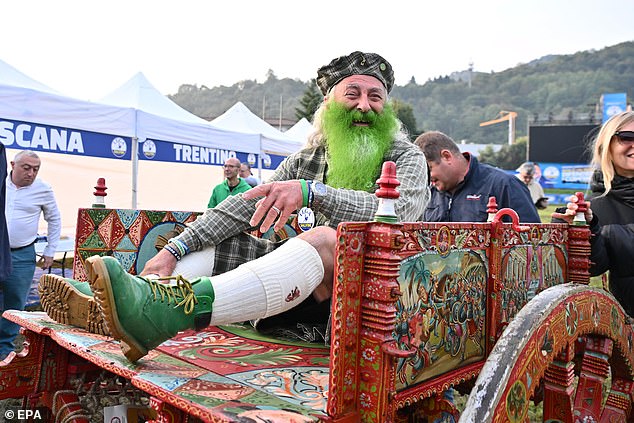 At the rally, held annually in Pontida near Bergamo, Italy, revelers enjoyed sausages and plenty of beer while listening to right-wing leaders from across the continent spout anti-immigrant rhetoric.