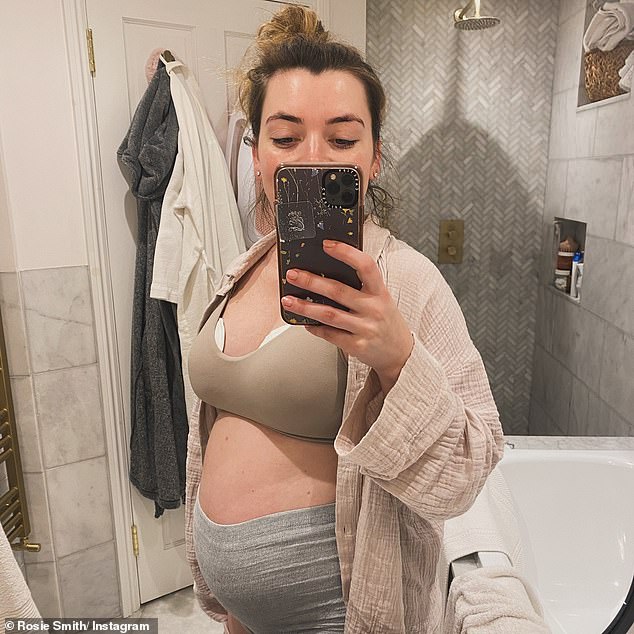 Last month, the new grandmother praised her daughter Rosie as she showed off her post-baby body just weeks after giving birth amid the presenter's Body Positive campaign.