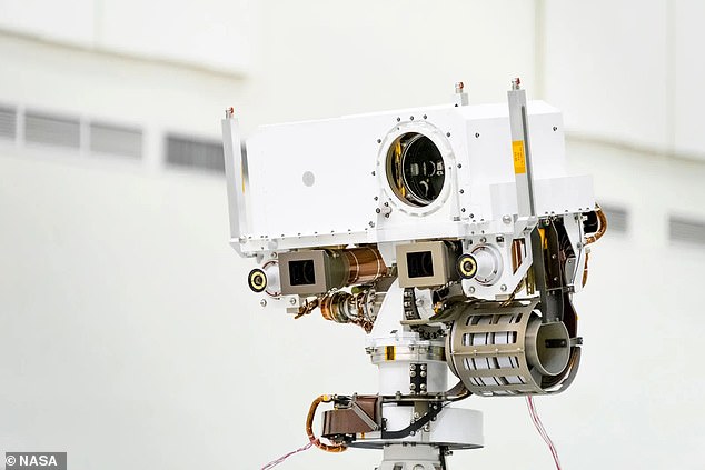 Perseverance captured the photo with its Mastcam-Z, a three-dimensional array of cameras placed at human eye level on a six-and-a-half-foot mast atop the rover.