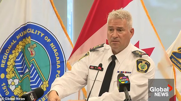 Niagara Regional Police Chief Bill Fordy said 