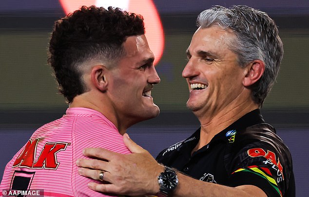 Ivan Cleary has created a dynasty that is the envy of the NRL (pictured with son Nathan)