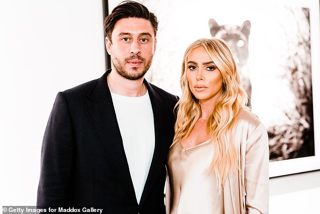 Sam Palmer and Petra Ecclestone at the Maddox Gallery in Los Angeles in June 2019