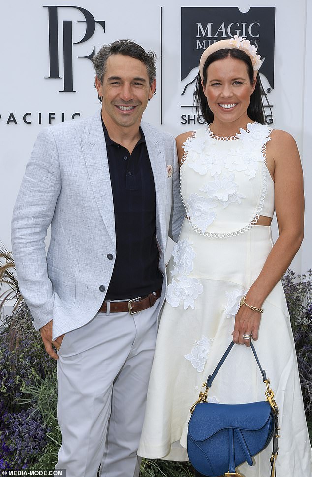 Slater and his wife Nicole (pictured) run Slater Thoroughbreds, a breeder of high-end pedigree horses.