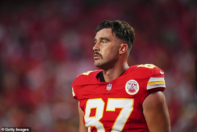 Travis Kelce has not scored a touchdown in any of his first four games this NFL season.