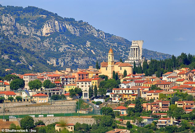 The couple and their two children lived in a rented villa in La Turbie (above), near the wealthy city-state of Monaco. Carew has moved to Antibes and the children live with Polianskaya's mother.