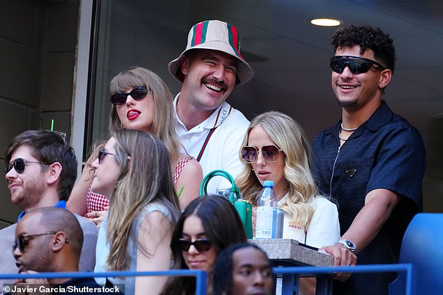 Swift and Mahomes sat together for the US Open men's final in New York in September.