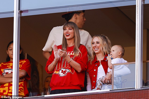 Mahomes and Swift often watched Chiefs games together from VIP suites last season.