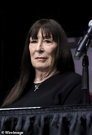 The stunning and mysterious Morticia Addams was played by 73-year-old Anjelica, who has not changed since she appeared in the film.