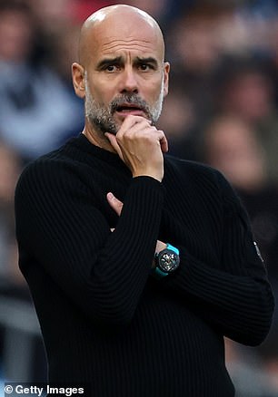 Pep Guardiola could see the end of Manchester City's title