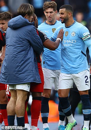 Manchester City are currently second in the league.