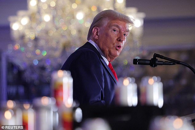 Hundreds of people attended Trump's Miami resort to commemorate the attack.