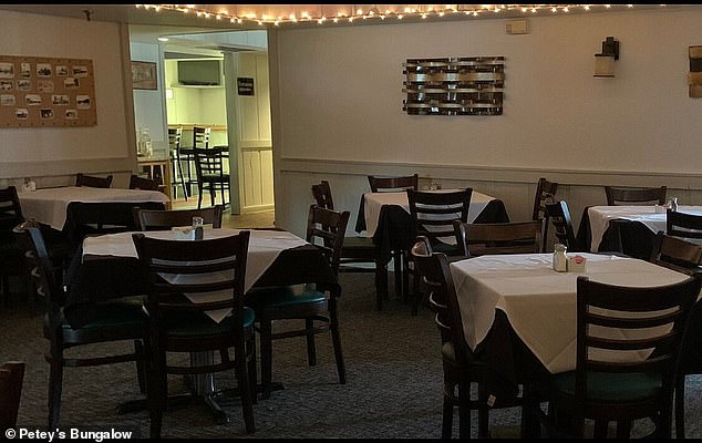 The restaurant serves authentic Greek dishes, as well as seafood and aged steaks.