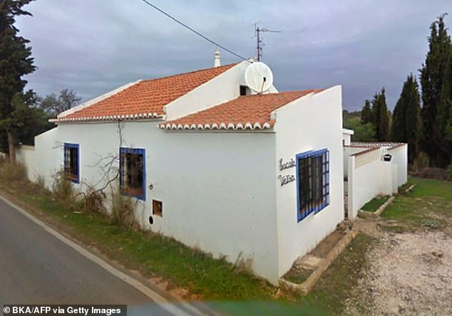 A house near the Praia da Luz and Lagos resort in the Algarve, Portugal, which was used by Christian Brueckner, a German suspected of the disappearance of British girl Madeleine McCann.