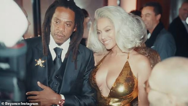 The mother of three first unveiled the spirits line in August and launched it in stores last month, as well as releasing a slick new ad, with Jay-Z making several cameos.