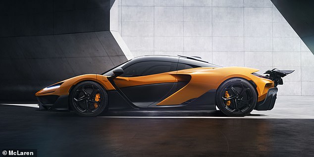 Weighing 1,399kg, the W1 uses Formula 1 aerodynamics and a new 4-litre twin-turbo V8 hybrid drivetrain to create 1,258bhp, the highest power output ever from a McLaren.