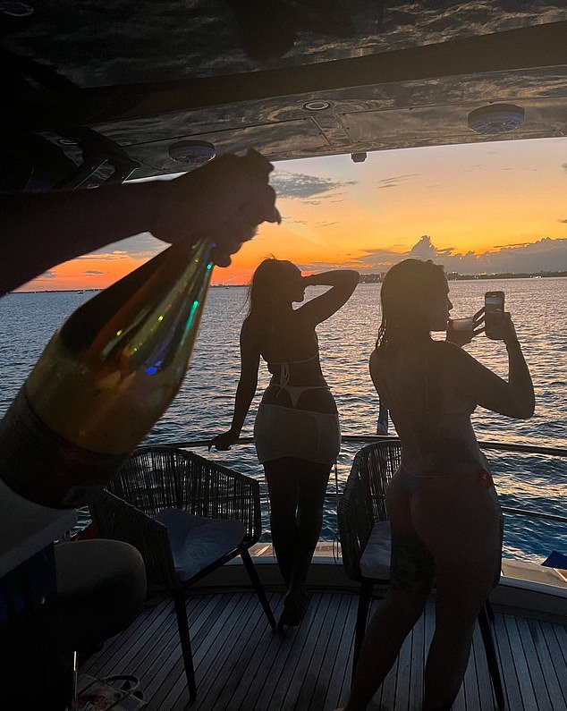 Adriana Vieira shared a photo on her Instagram account of the yacht party she attended on September 21 before drowning while swimming with a group of partygoers.