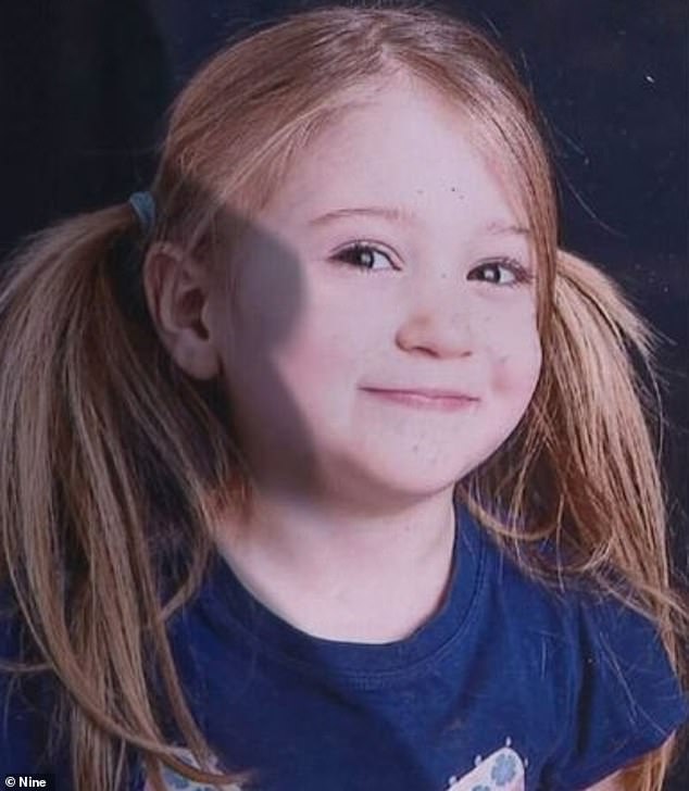 Raven Contini (pictured) was found inside the still-smoking house in the suburb of Thornside.