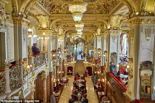 New York Cafe (seen here) is one of the city's most famous cafes, Annabelle reveals