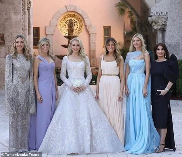 Melania was present at her stepdaughter Tiffany Trump's November 2022 wedding to Michael Boulos at Mar-a-Lago