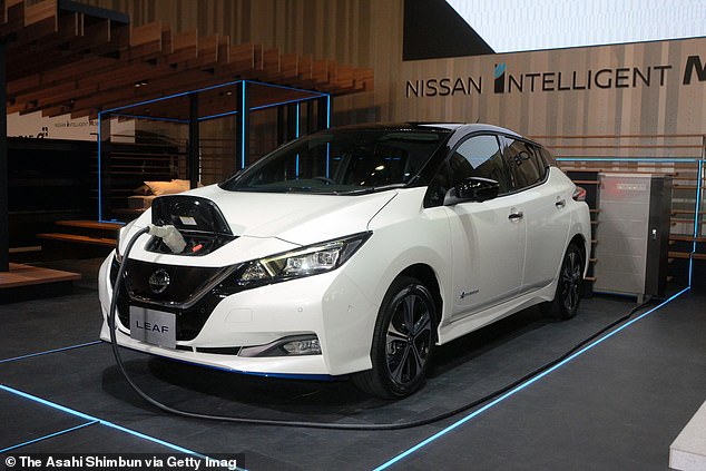 Nissan announced its own price cuts for its Leaf EV model (pictured) in May and the vehicle was $39,990 drive away.