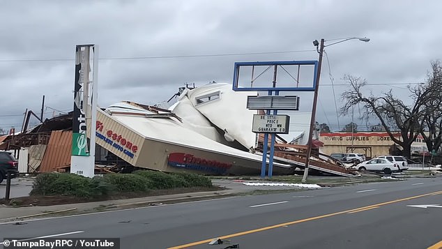 The simulation concludes the next day, showing the devastation left by the storm, which destroyed the beaches, the hospital and most businesses and homes.