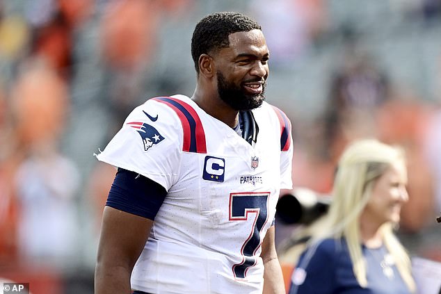 Jacoby Brissett started for New England in his first five games and was sacked 17 times.