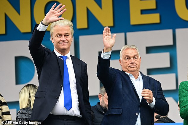 Dutch PVV Freedom Party leader Geert Wilders and Hungarian Prime Minister Viktor Orban met this week at the Italian far-right League party's annual rally in Pontida, northern Italy.