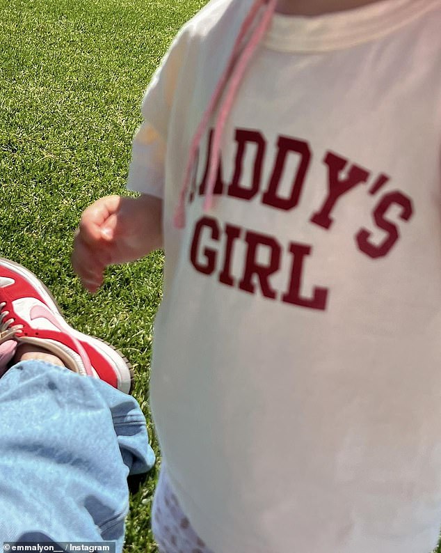 Emma Lyon took to Instagram and posted two images with her daughter, and in one of the photos, the young woman can be seen wearing a t-shirt that says 