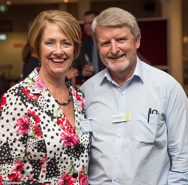 Karen McKeown, state member for Penrith, called police on Friday when she realized her home had been broken into and her husband Brendan's car was missing (pictured together).