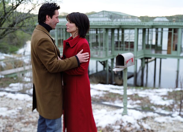 The pair reunited for the 2006 romantic drama The Lake House, but have not worked together since; seen in a still image from the film