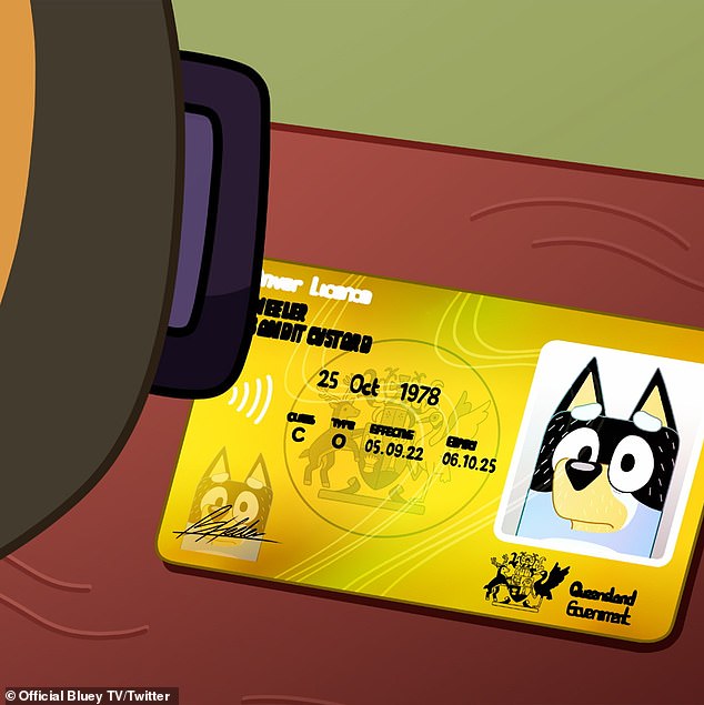 The crucial detail was revealed in a brief scene during the 'Browny Bear' mini episode that was released last week. In the segment you can see Bandit's driver's license with the date of birth October 25, 1978.