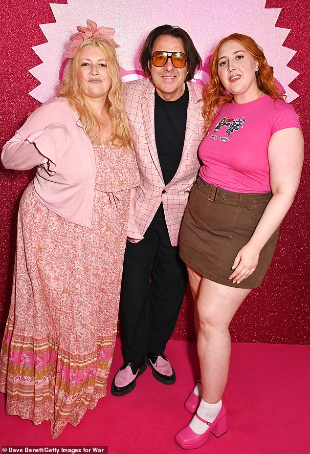 Comedian and presenter Jonathan, 63, and Jane have been married since 1988 and share children Honey, Harvey and Betty (the couple is seen in July 2023 with Honey)